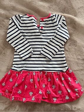 Gymboree Navy and White Striped Toddler Top